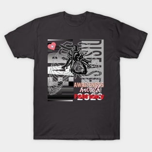 Heart disease awareness month T-Shirt